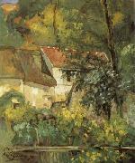 Paul Cezanne The House of Pere Lacroix in Auvers painting